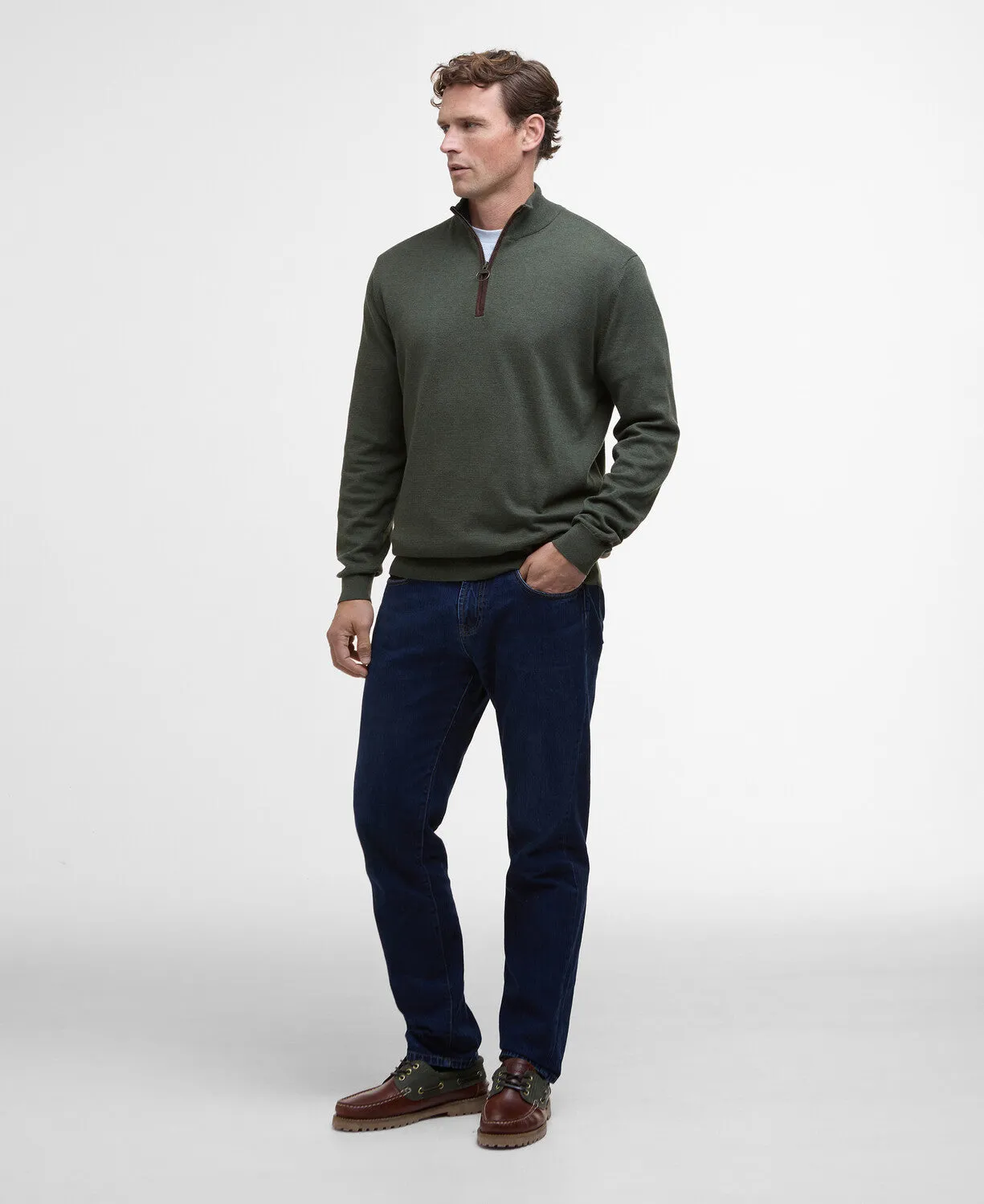 Barbour Bayfield Knitted Half-Zip Jumper