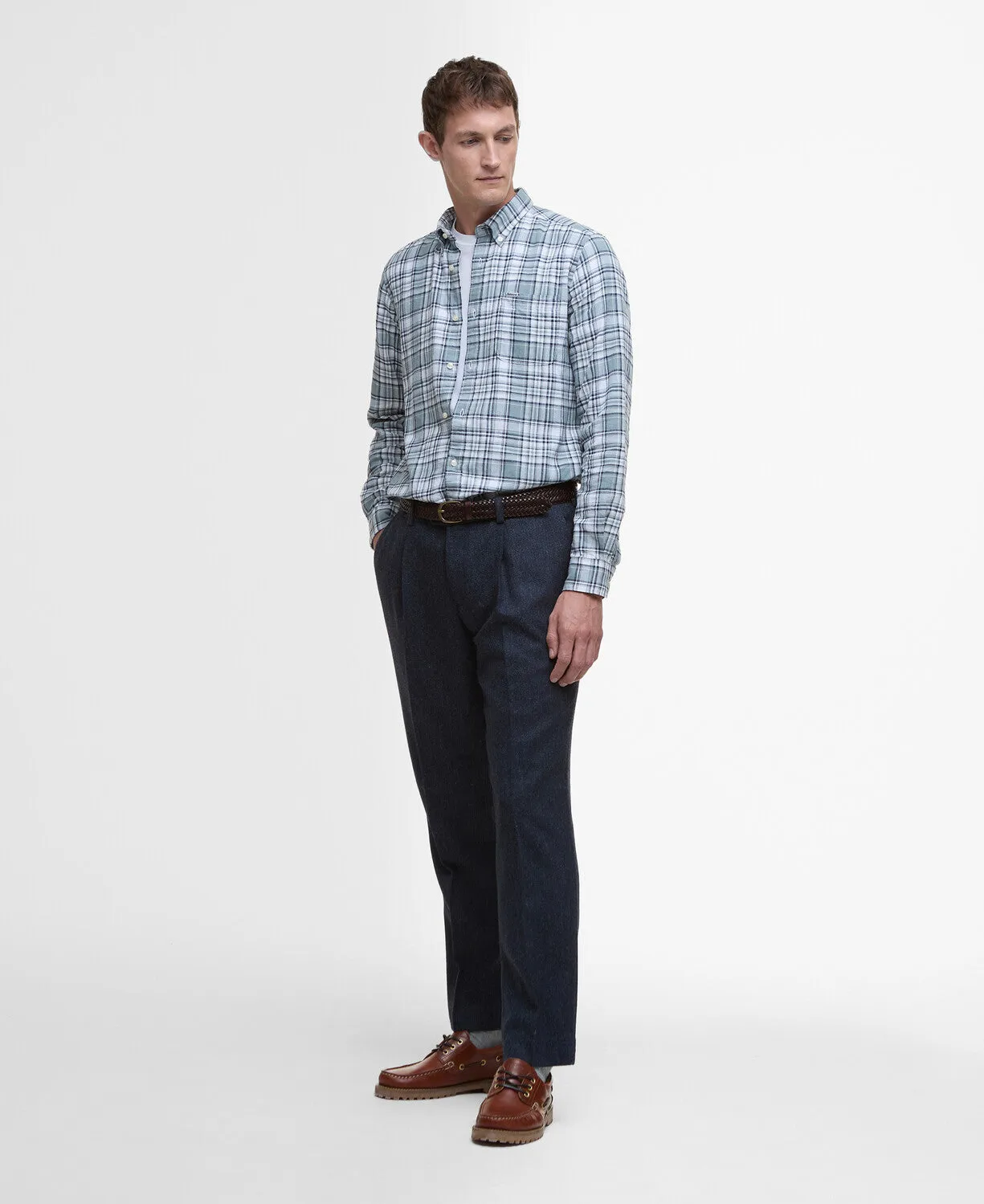Barbour Bridport Linen Tailored Long-Sleeved Shirt