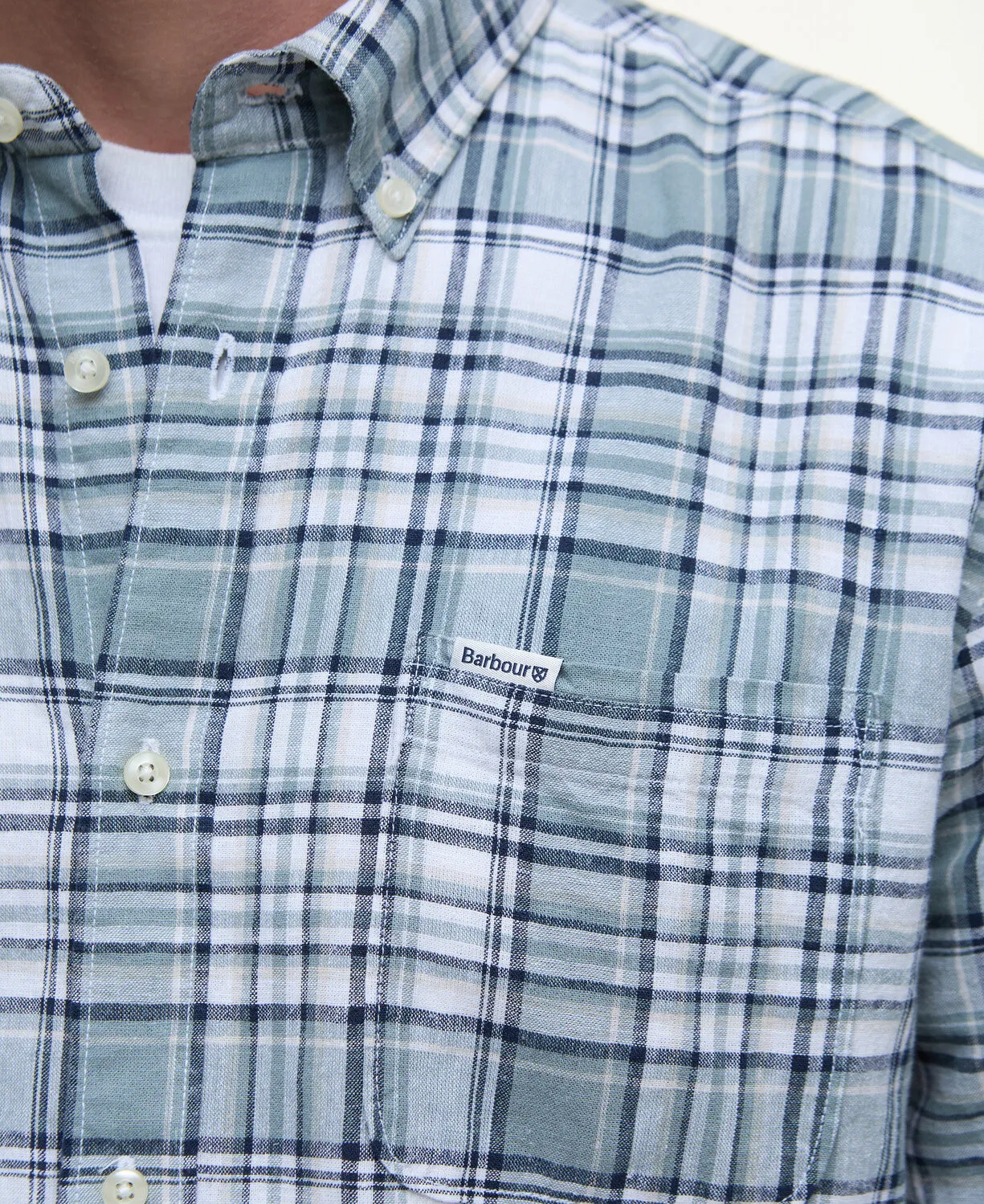 Barbour Bridport Linen Tailored Long-Sleeved Shirt