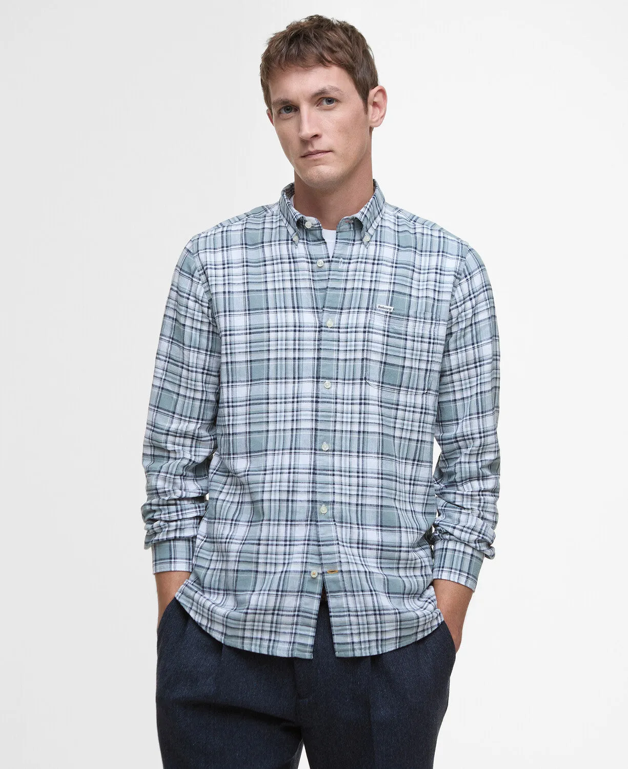 Barbour Bridport Linen Tailored Long-Sleeved Shirt