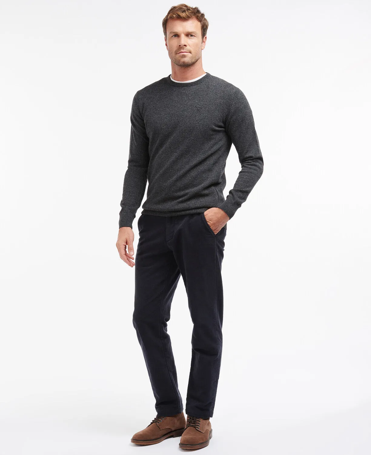 Barbour Essential Lambswool Crew Neck Jumper