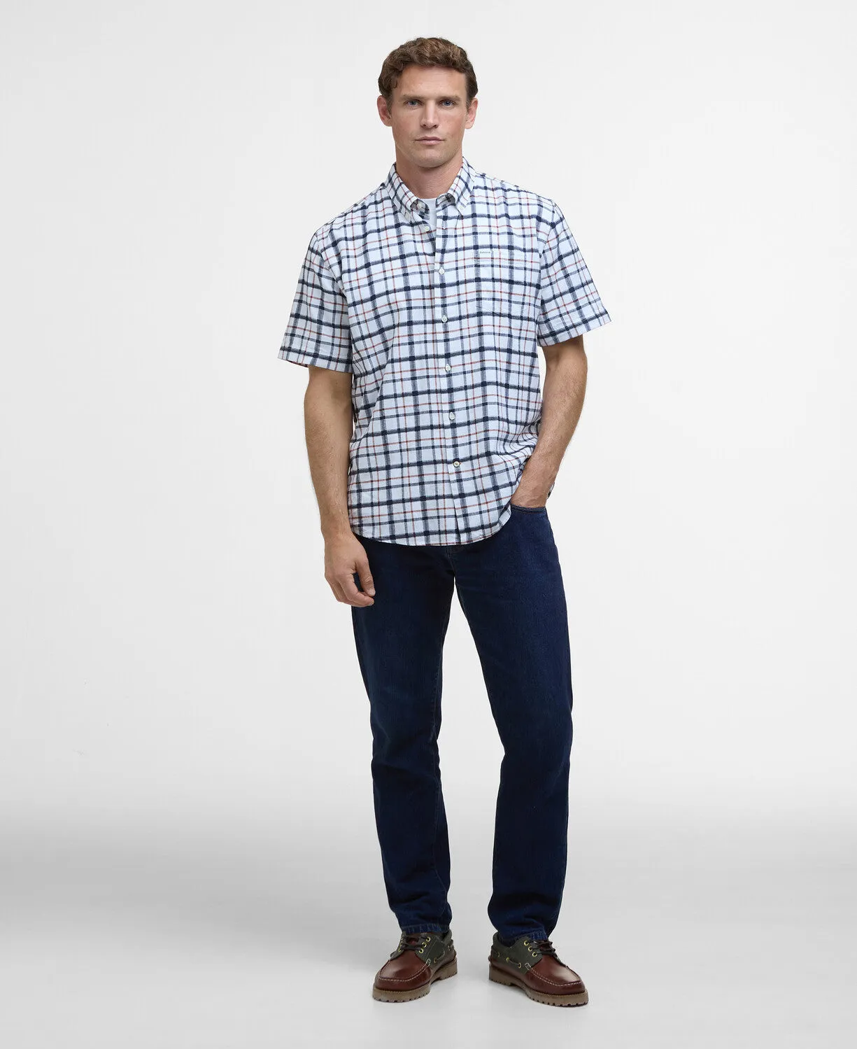 Barbour Glover Short Sleeve Linen Blend Shirt