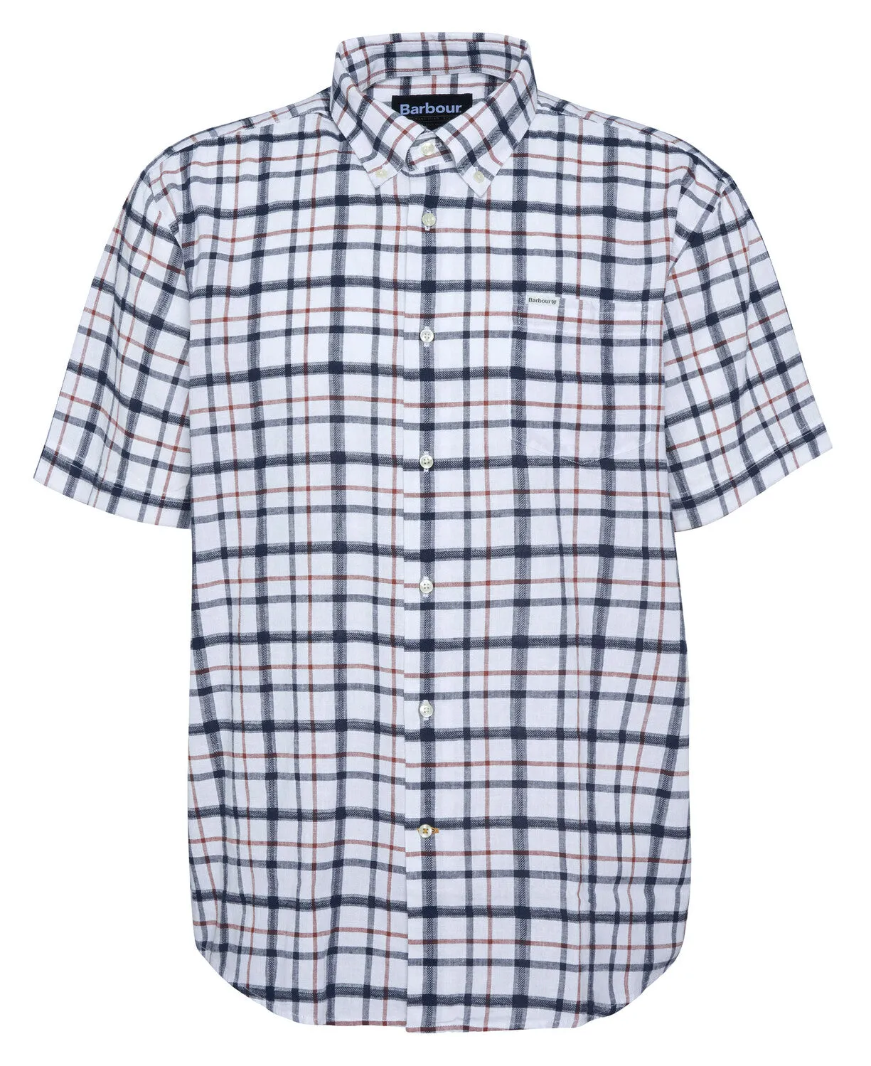 Barbour Glover Short Sleeve Linen Blend Shirt