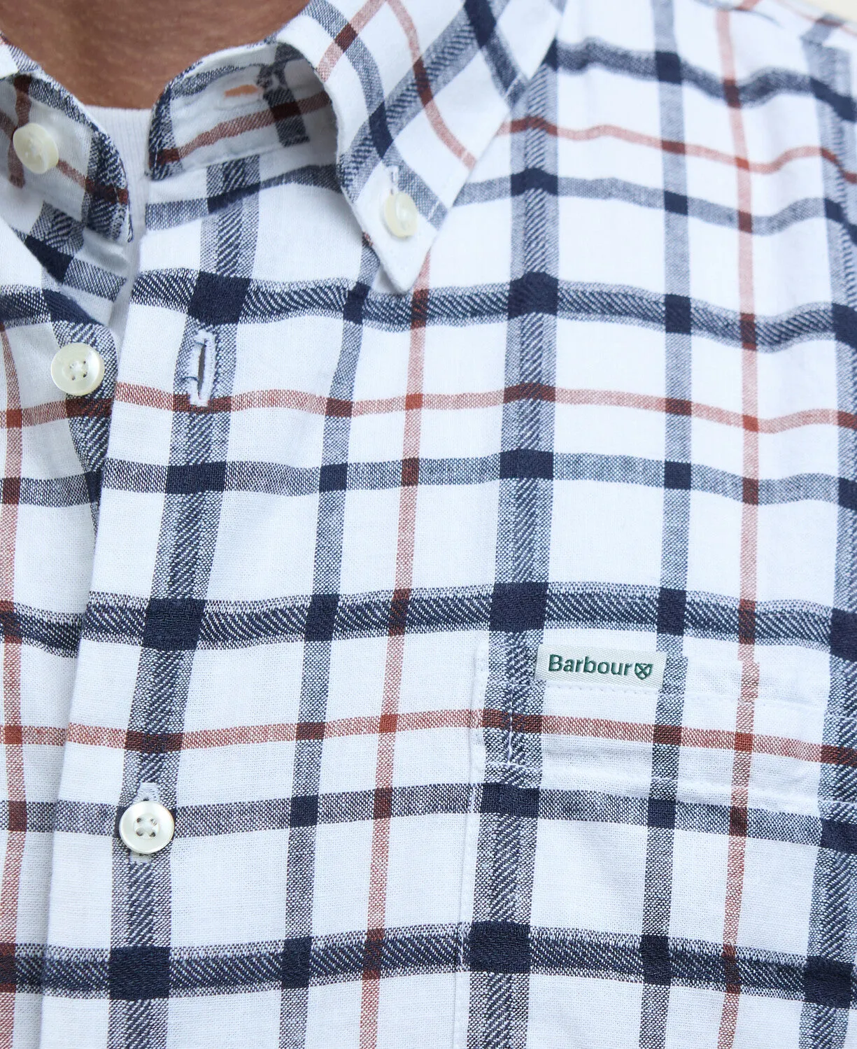 Barbour Glover Short Sleeve Linen Blend Shirt