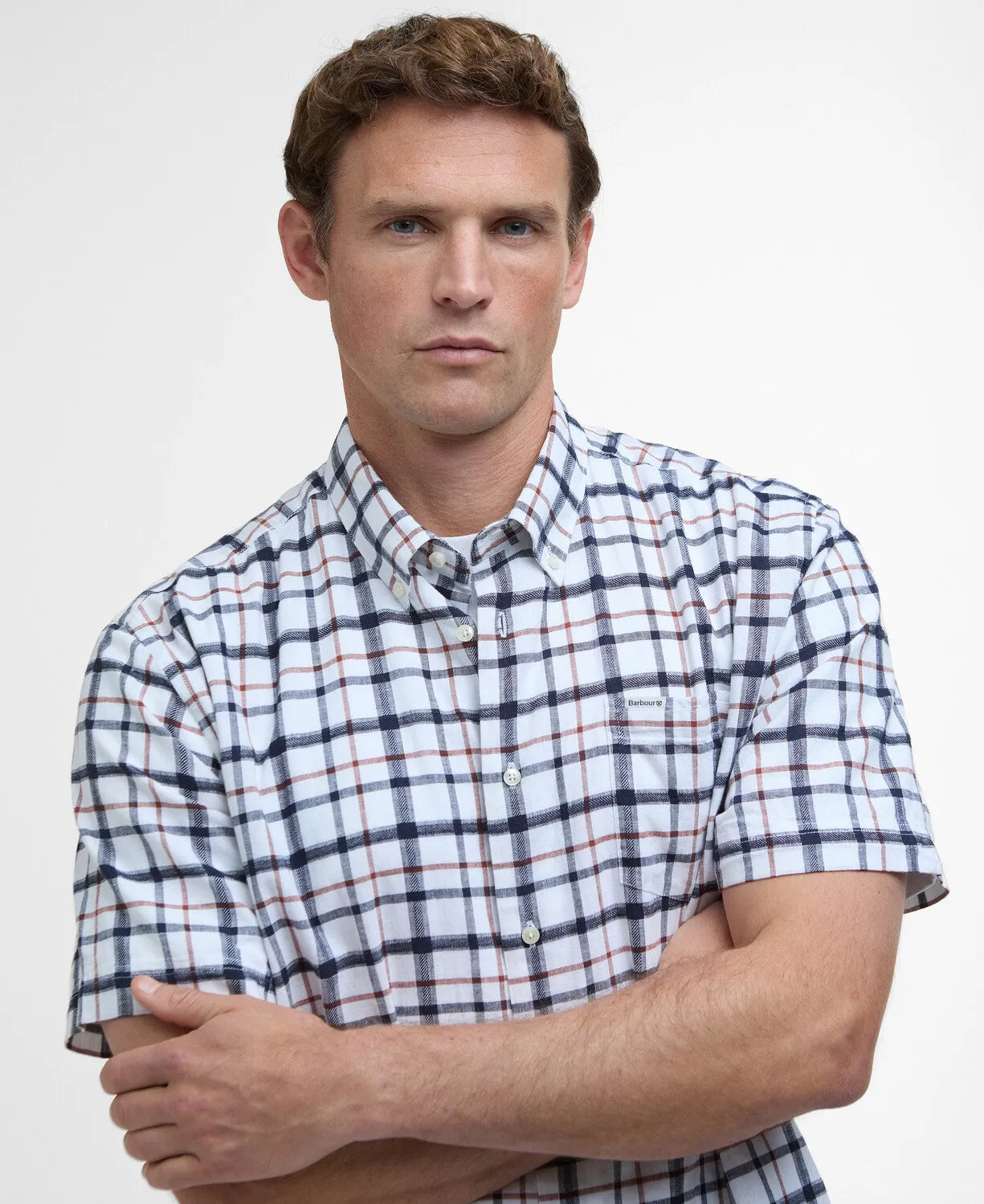 Barbour Glover Short Sleeve Linen Blend Shirt
