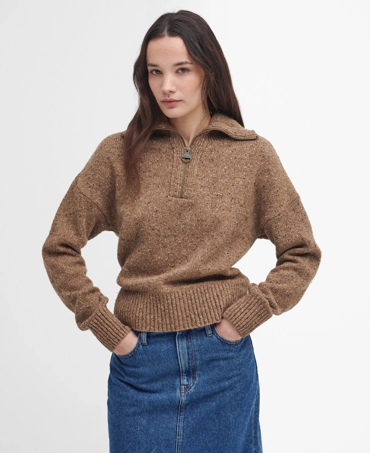Barbour Lavensdale Half-Zip Knitted Jumper