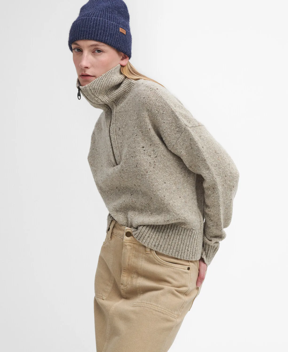 Barbour Lavensdale Half-Zip Knitted Jumper