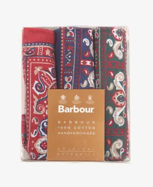 Barbour Mens Handkerchief Set