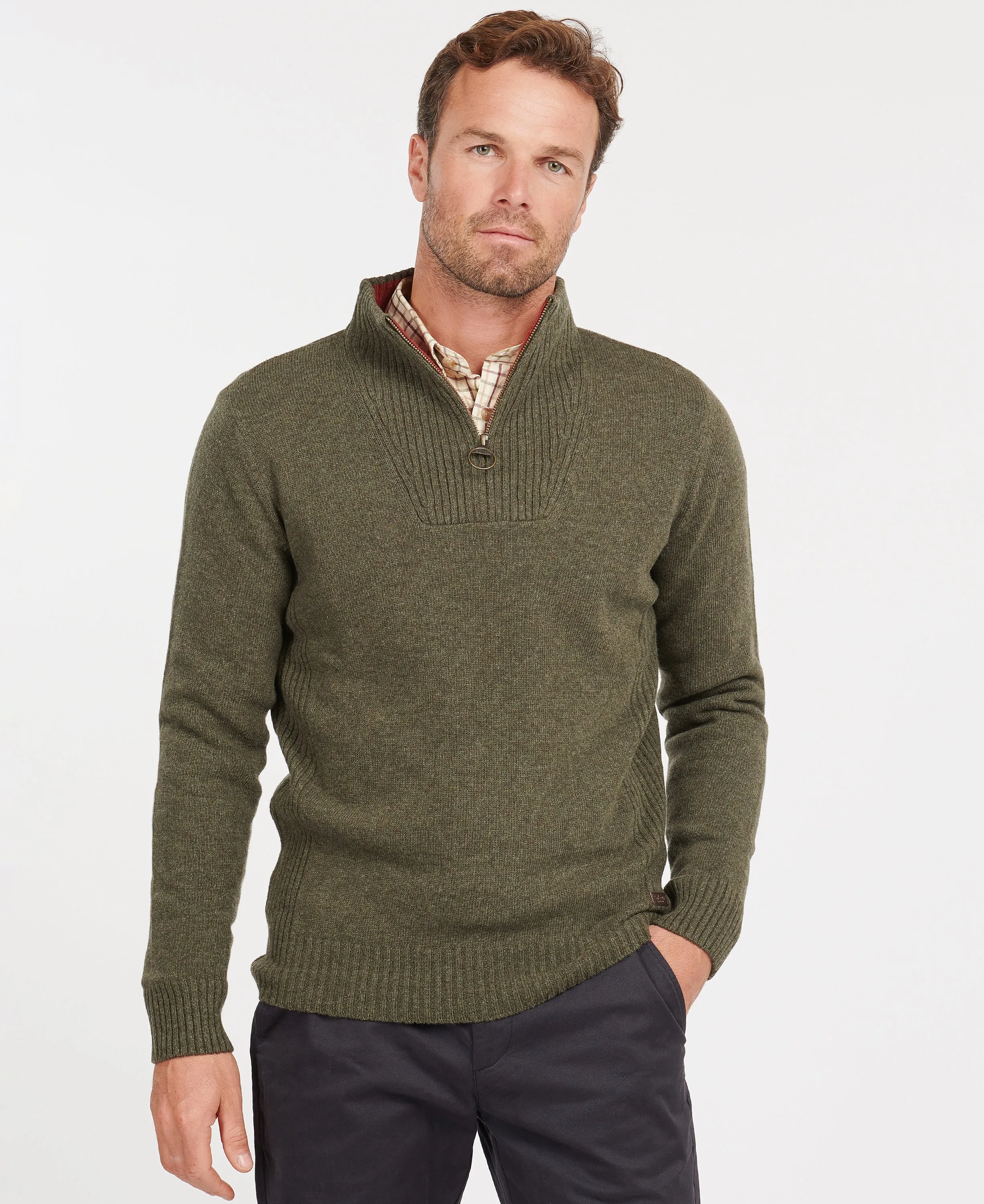 Barbour Nelson Essential Half Zip Jumper