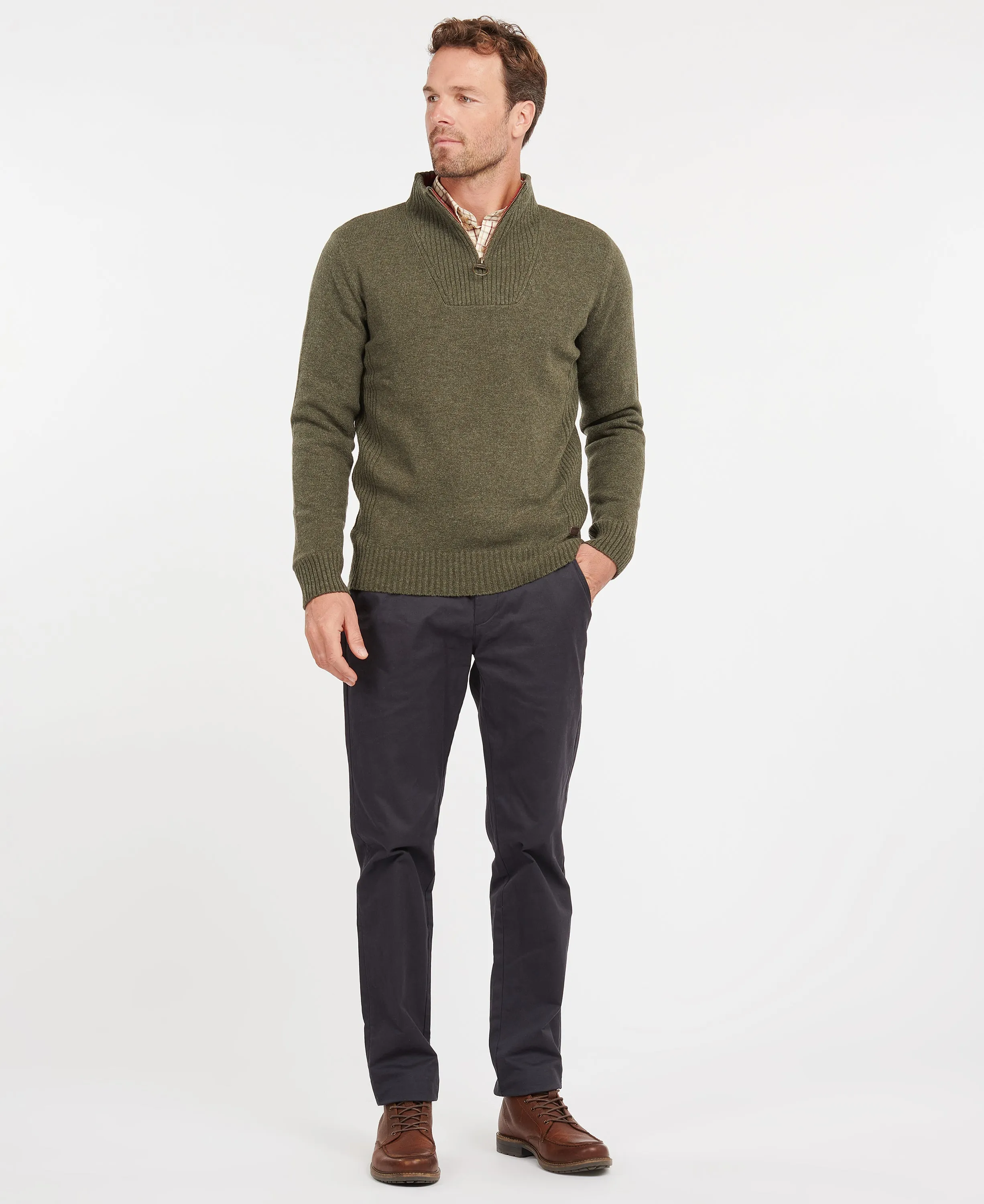 Barbour Nelson Essential Half Zip Jumper