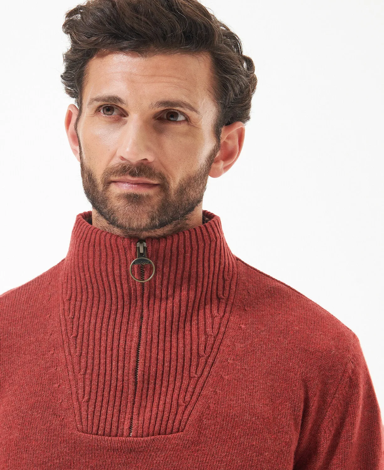 Barbour Nelson Essential Half Zip Jumper