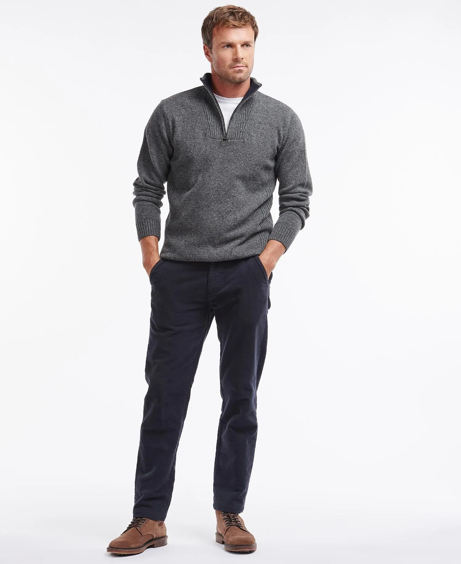 Barbour Nelson Essential Half Zip Jumper