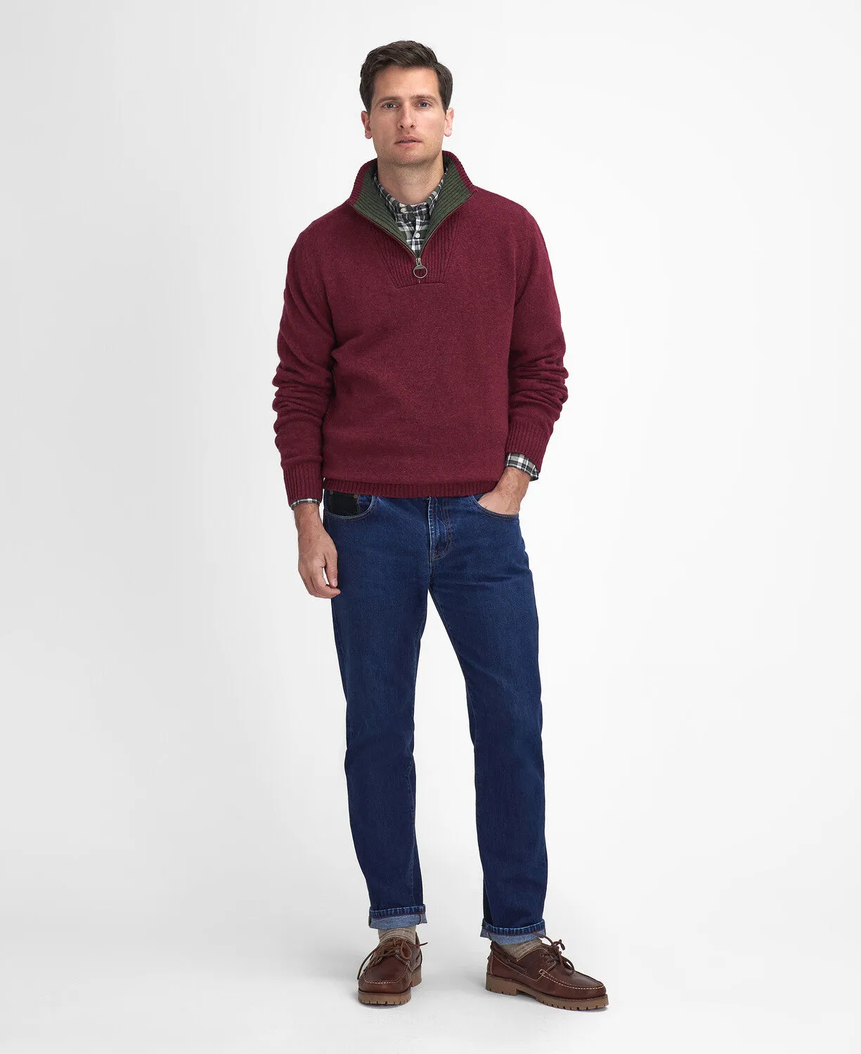 Barbour Nelson Essential Half Zip Jumper