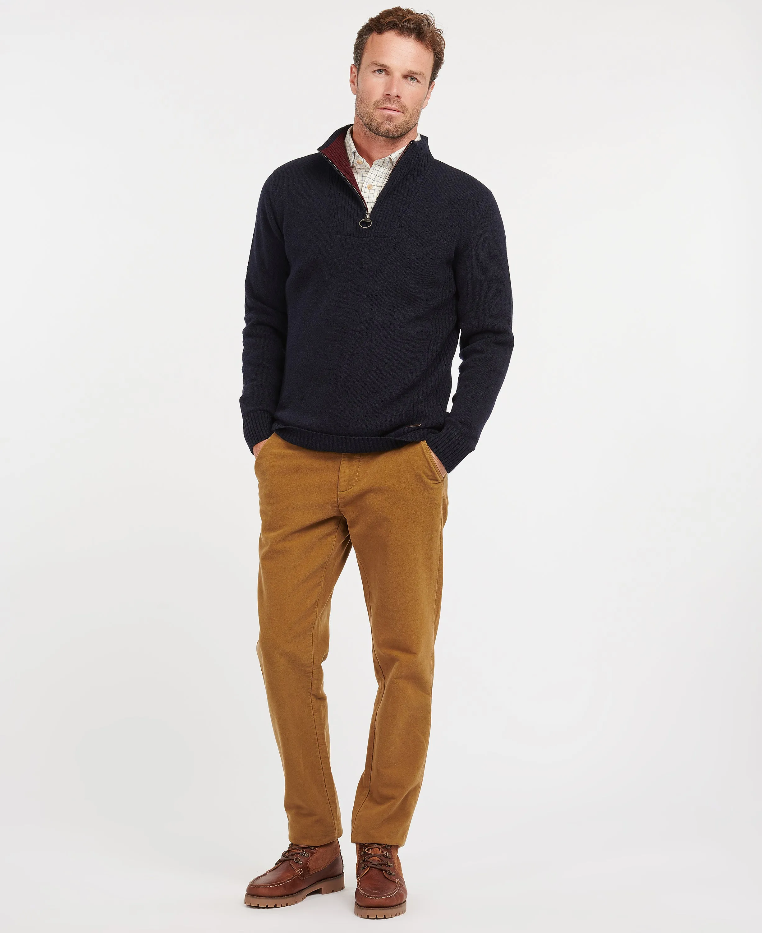 Barbour Nelson Essential Half Zip Jumper