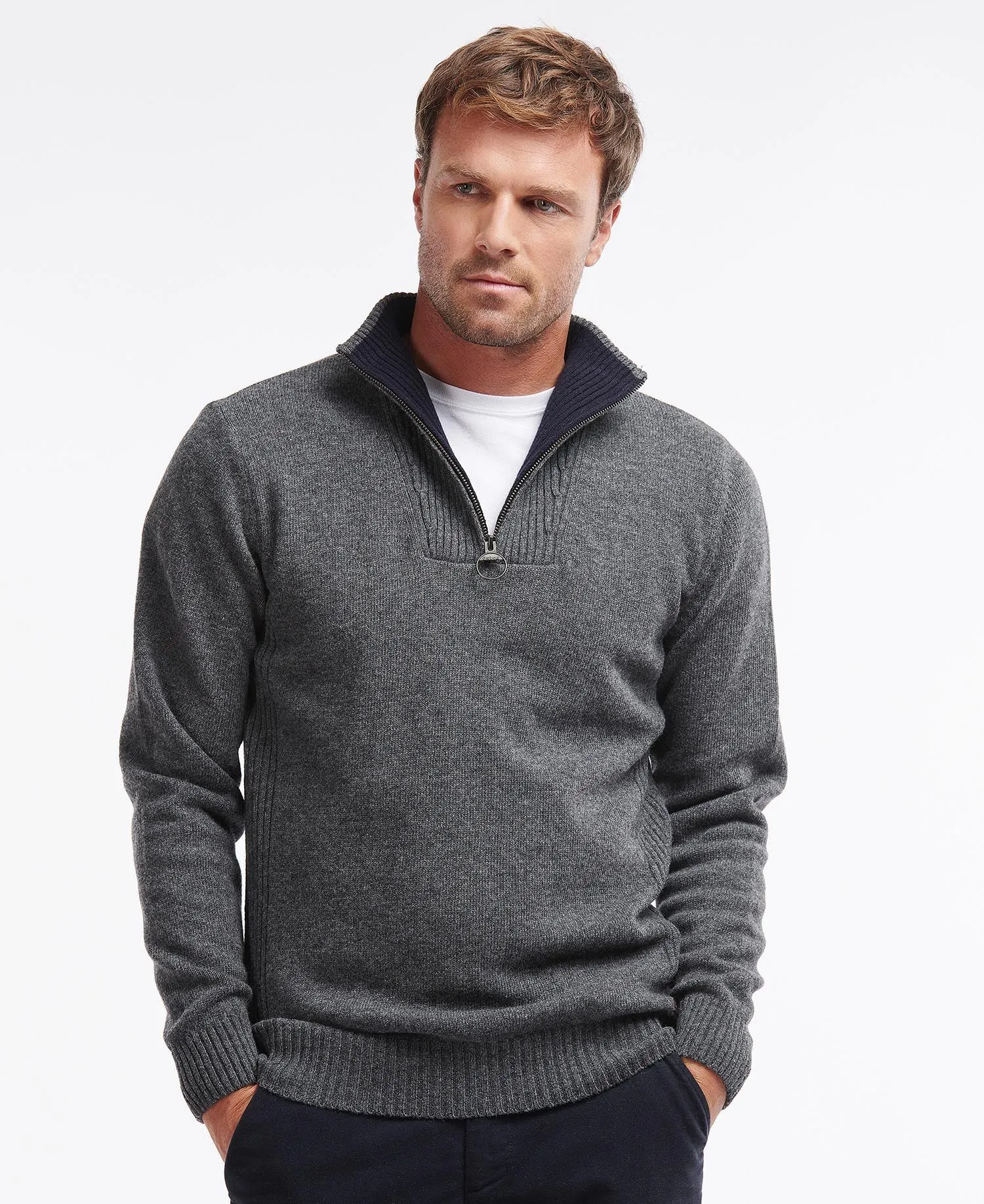 Barbour Nelson Essential Half Zip Jumper