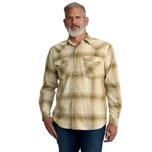 Carhartt Montana Rugged Flex Relaxed Fit Lightweight Long-Sleeve Snap-Front Plaid Shirt