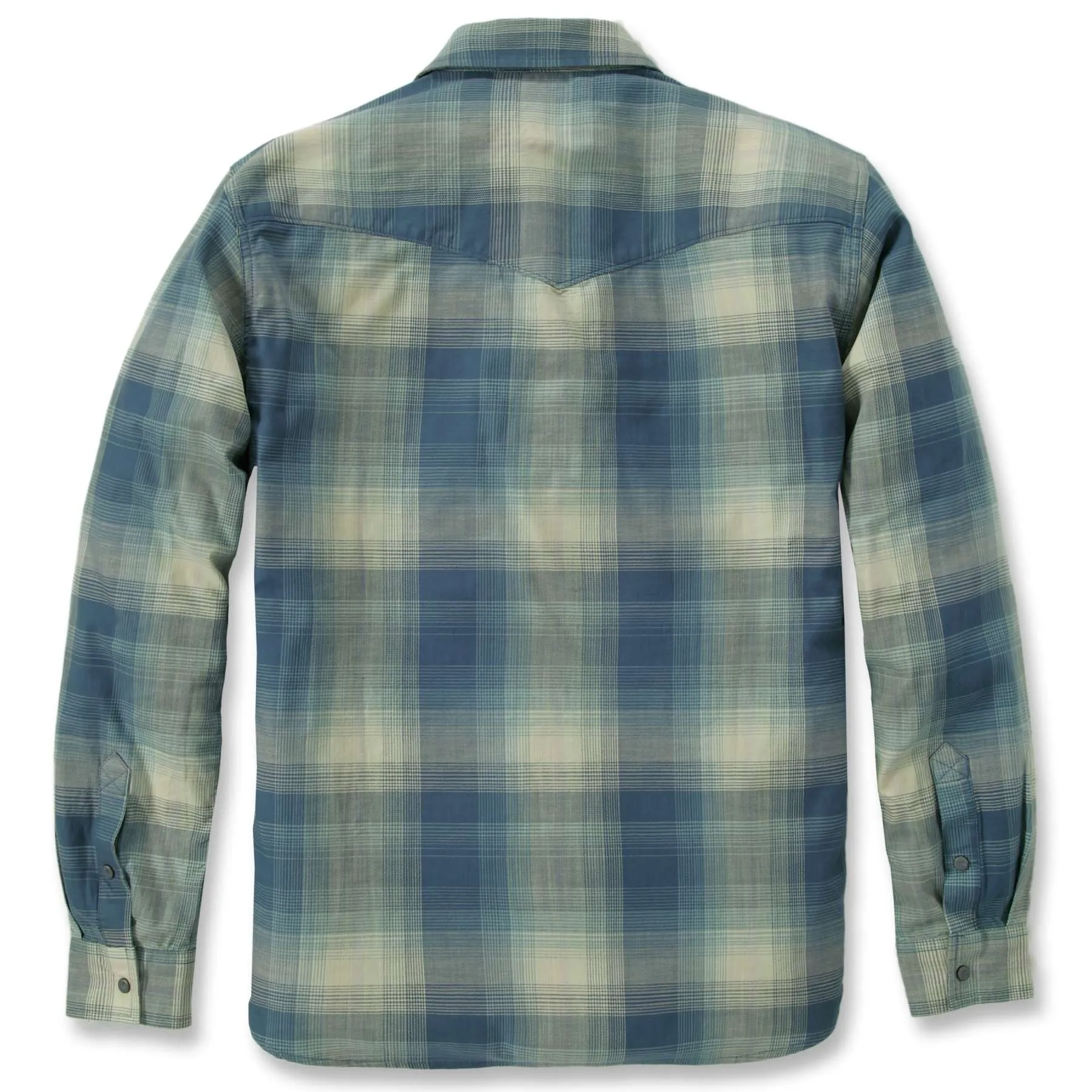 Carhartt Montana Rugged Flex Relaxed Fit Lightweight Long-Sleeve Snap-Front Plaid Shirt