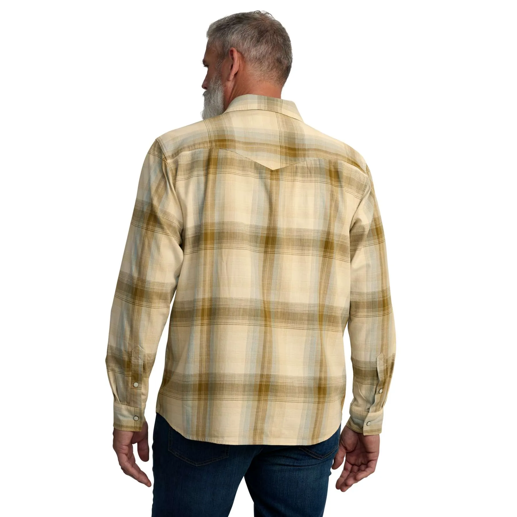 Carhartt Montana Rugged Flex Relaxed Fit Lightweight Long-Sleeve Snap-Front Plaid Shirt