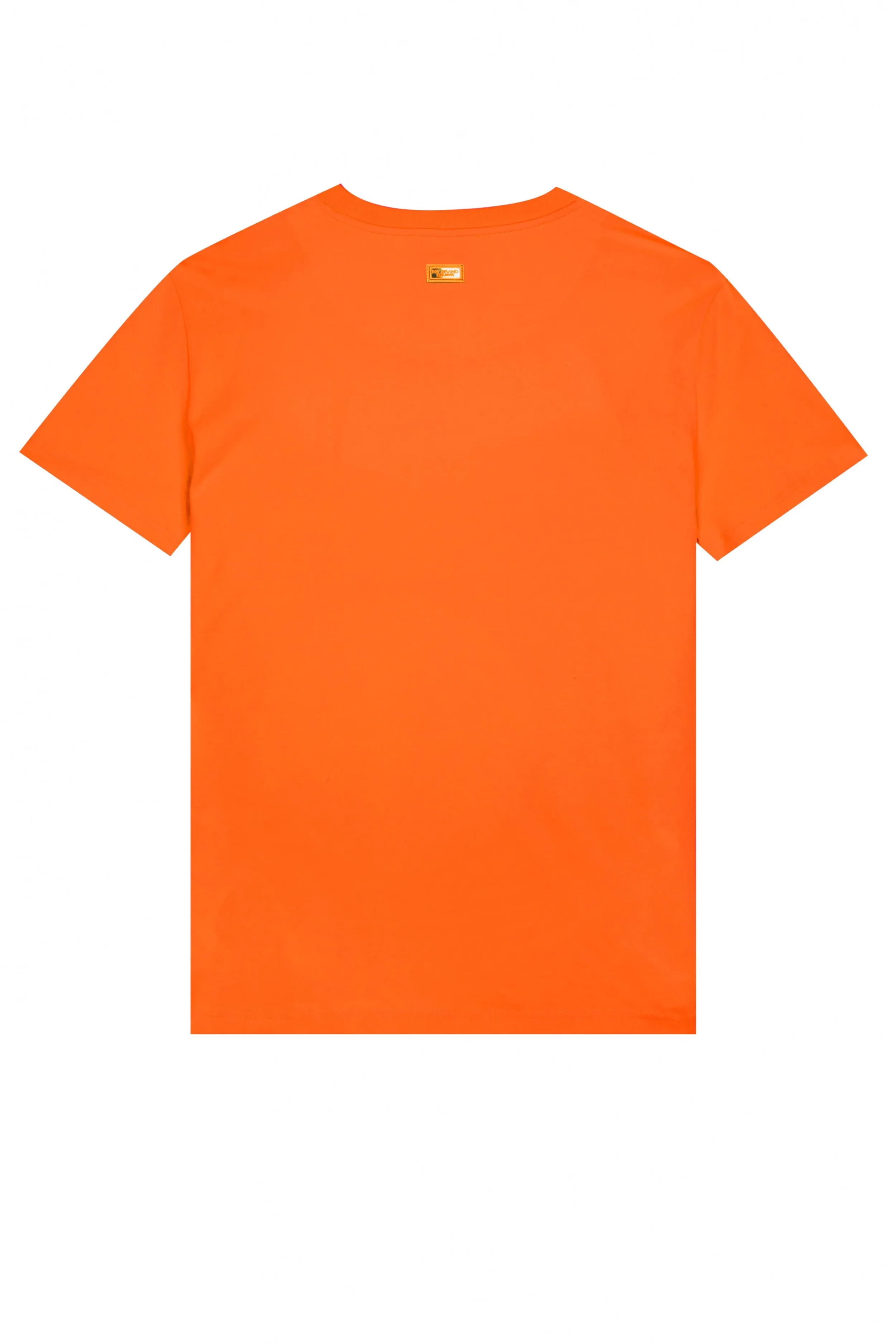 CHEST LOGO NEON T-SHIRT | NEON ORANGE