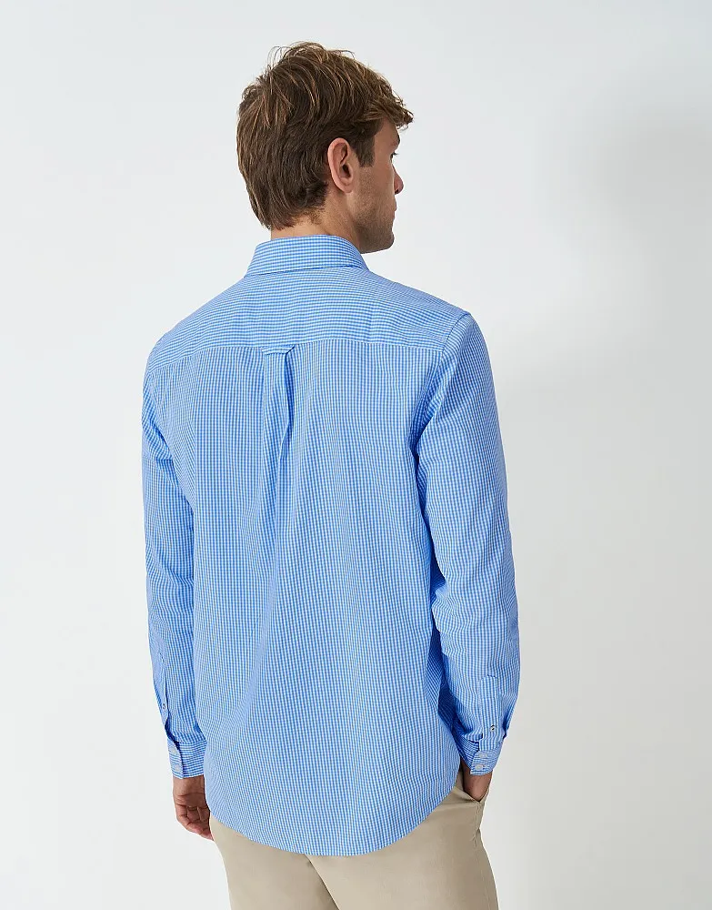 Crew Clothing Classic Fit Micro Gingham Shirt