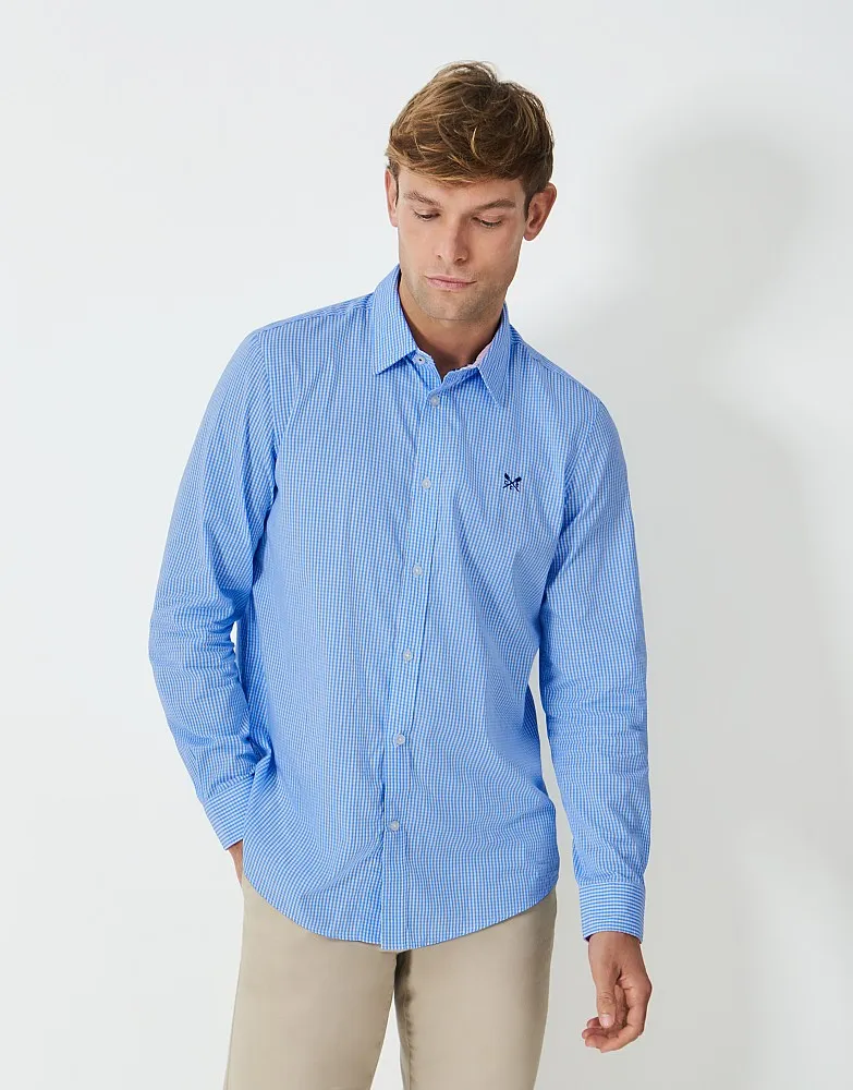 Crew Clothing Classic Fit Micro Gingham Shirt