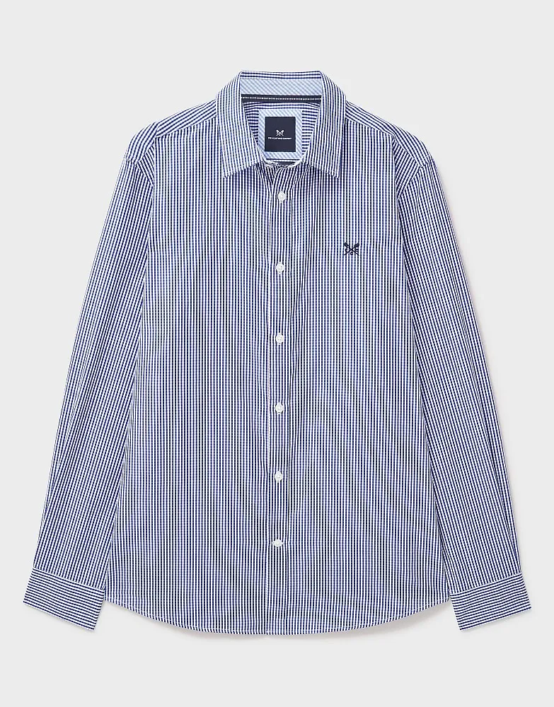Crew Clothing Classic Fit Micro Gingham Shirt
