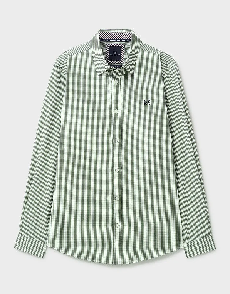 Crew Clothing Classic Fit Micro Gingham Shirt