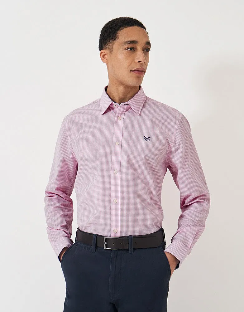 Crew Clothing Classic Fit Micro Gingham Shirt
