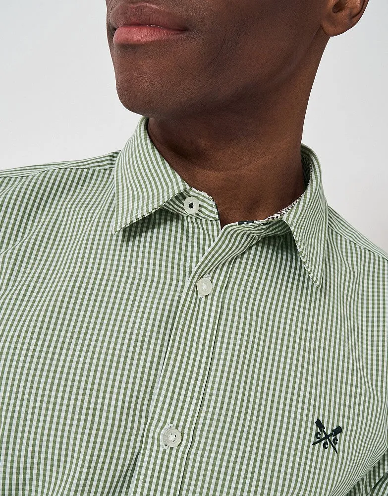 Crew Clothing Classic Fit Micro Gingham Shirt