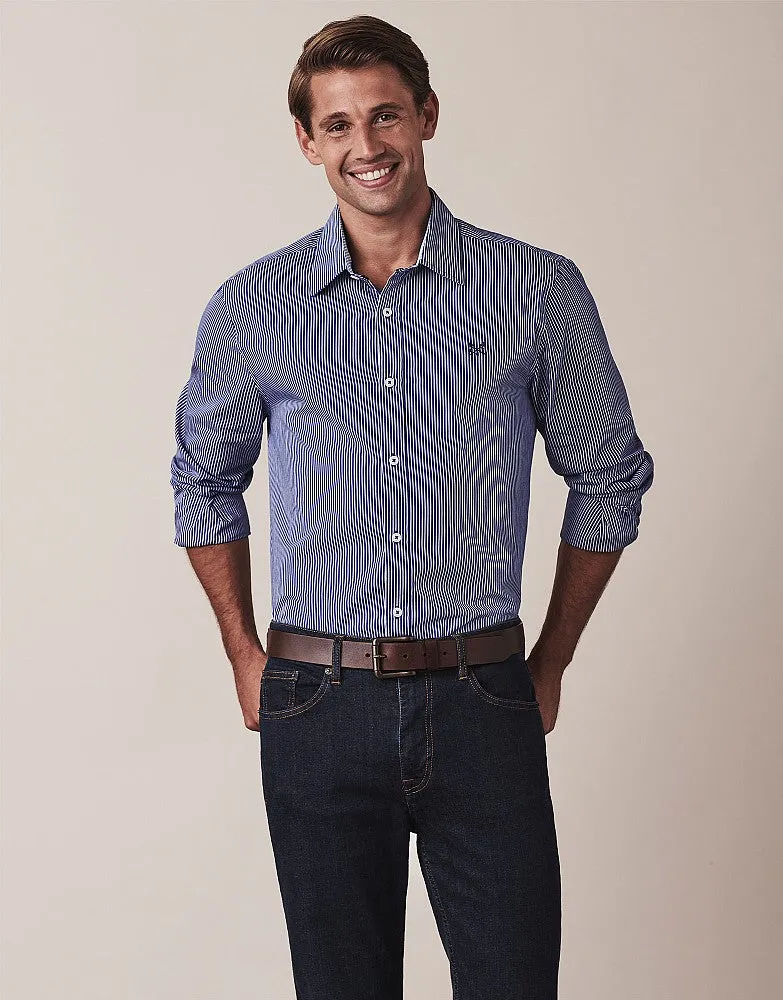 Crew Clothing Classic Fit Micro Stripe Shirt
