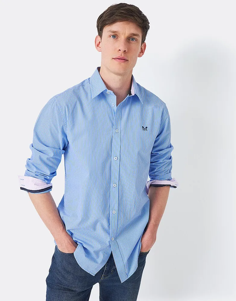 Crew Clothing Classic Fit Micro Stripe Shirt