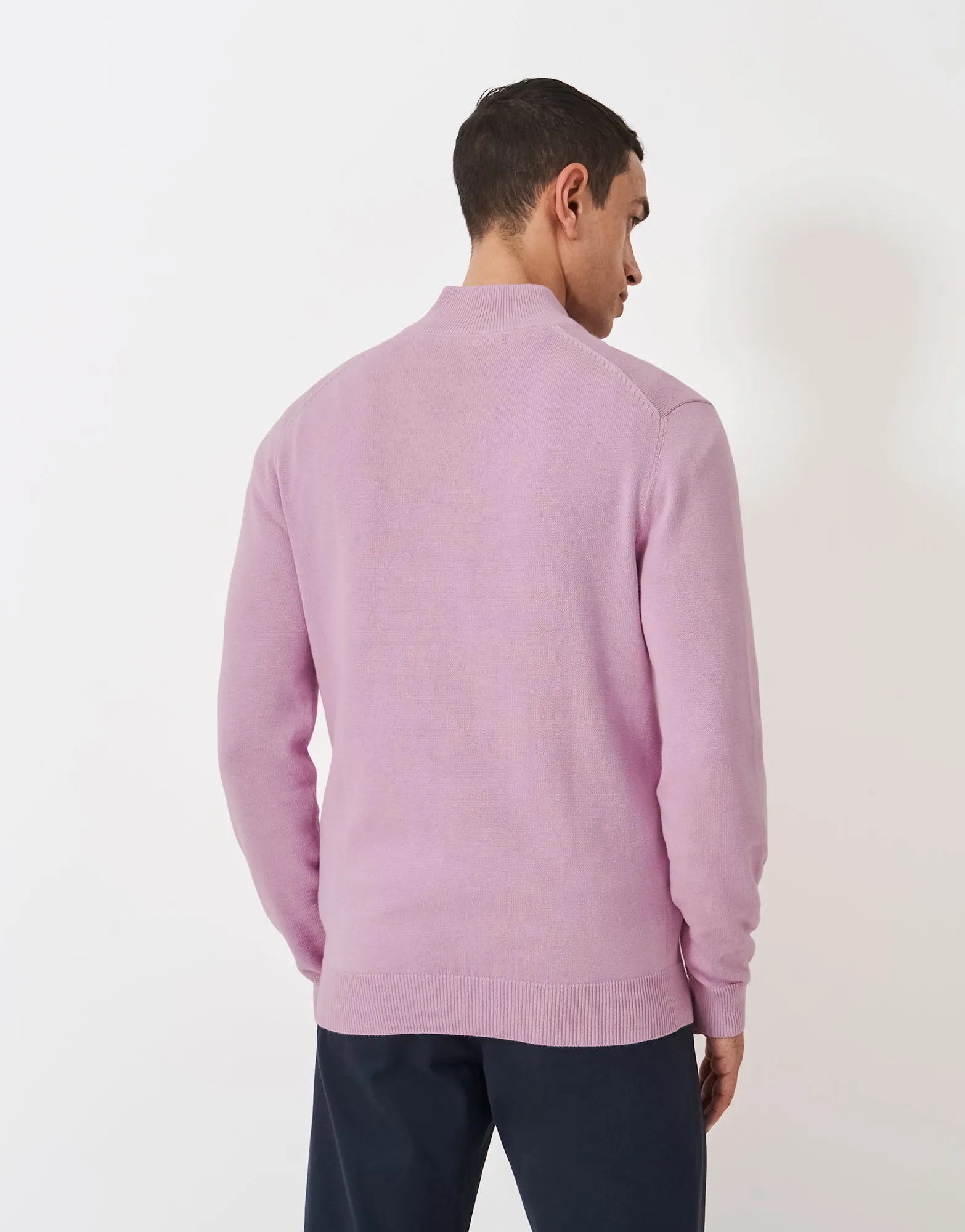 Crew Clothing Classic Half Zip Knit Jumper