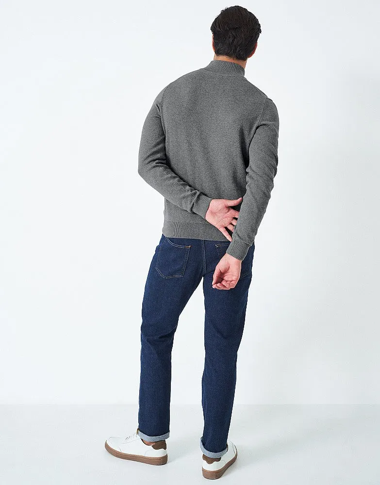 Crew Clothing Classic Half Zip Knit Jumper