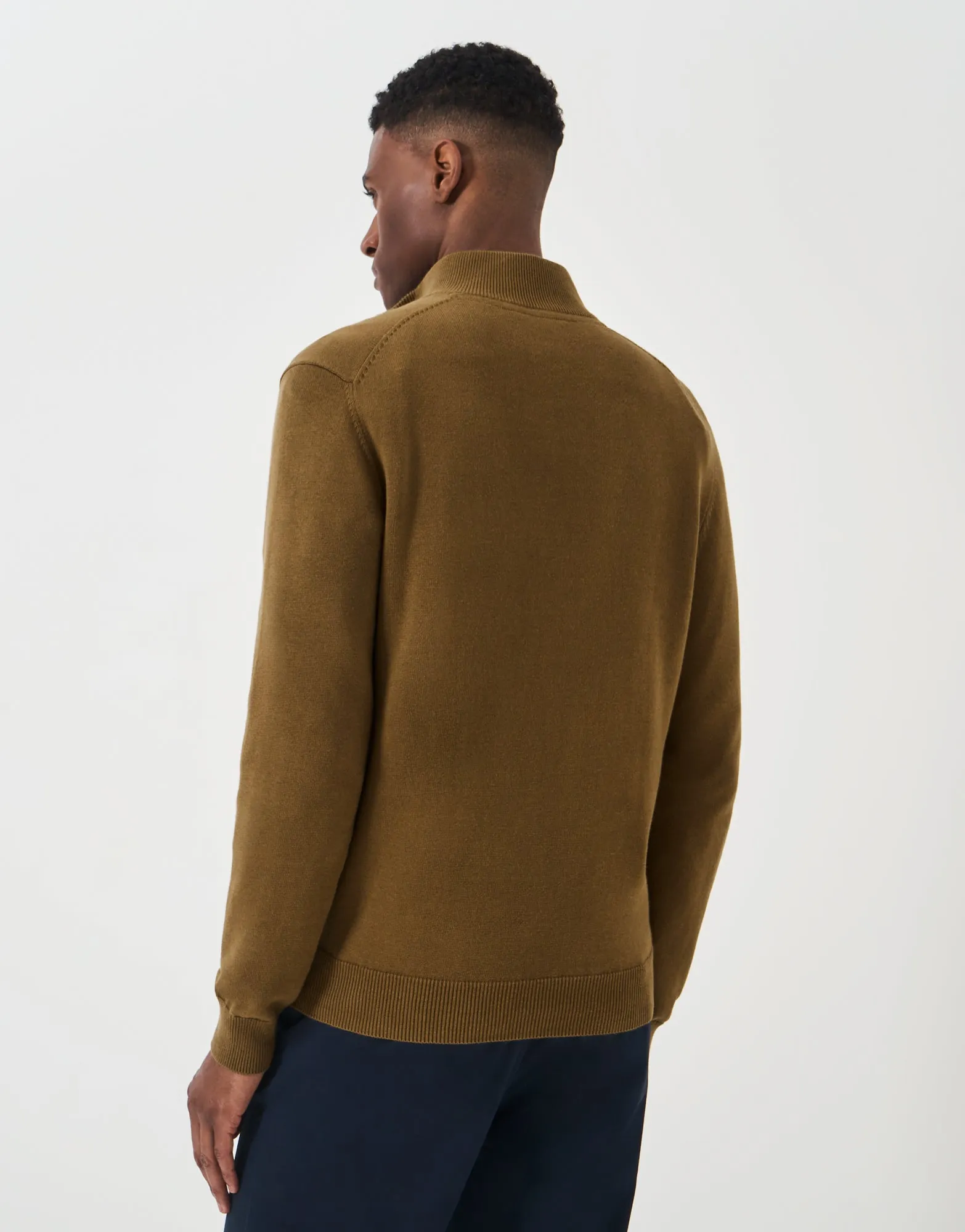 Crew Clothing Classic Half Zip Knit Jumper