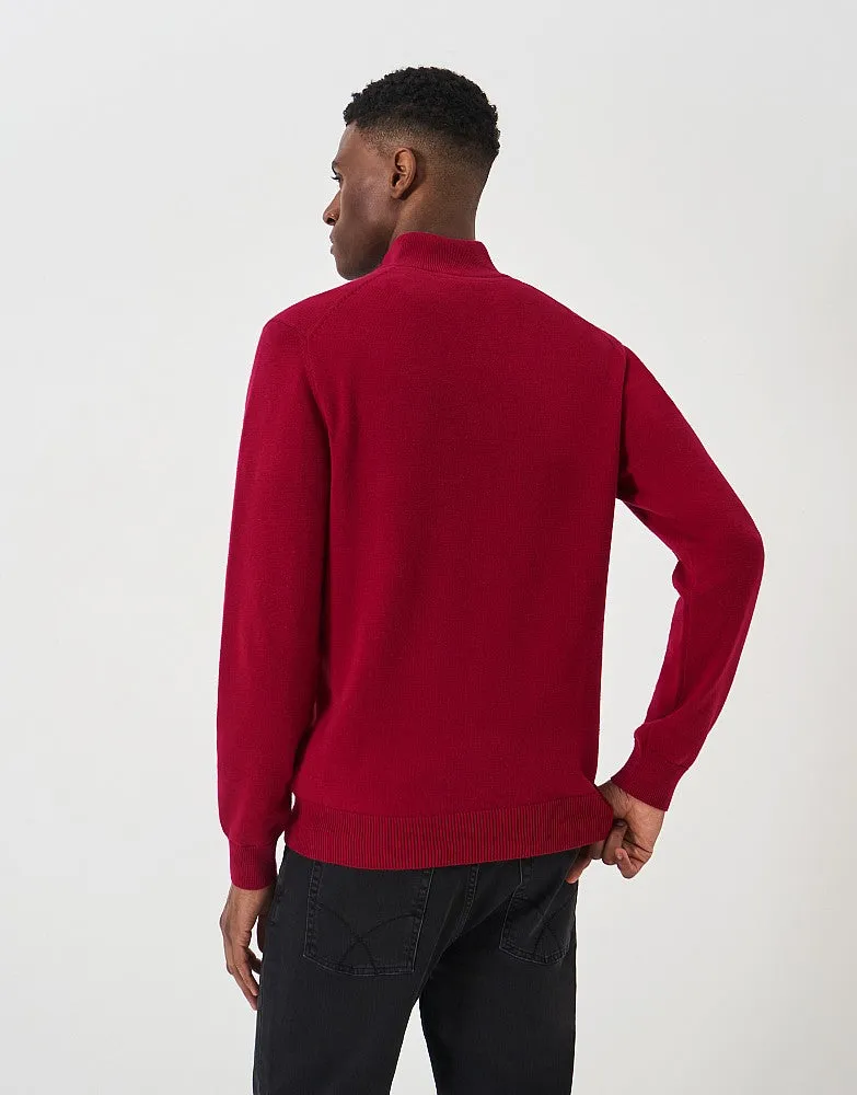 Crew Clothing Classic Half Zip Knit Jumper