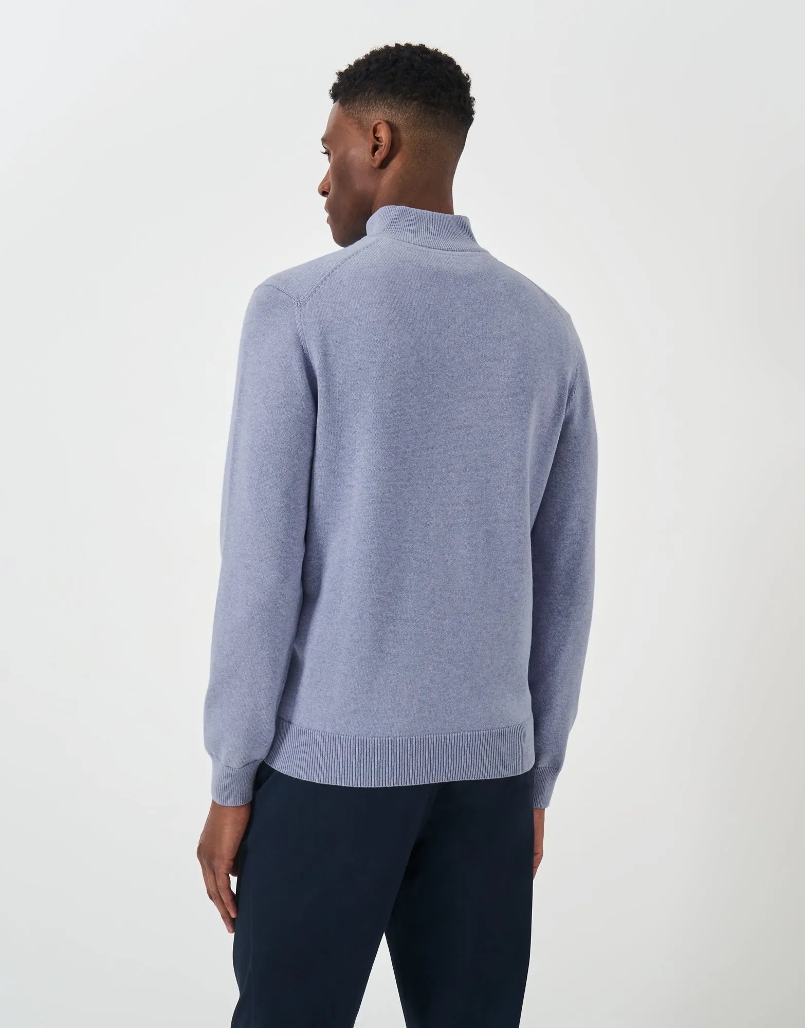 Crew Clothing Classic Half Zip Knit Jumper