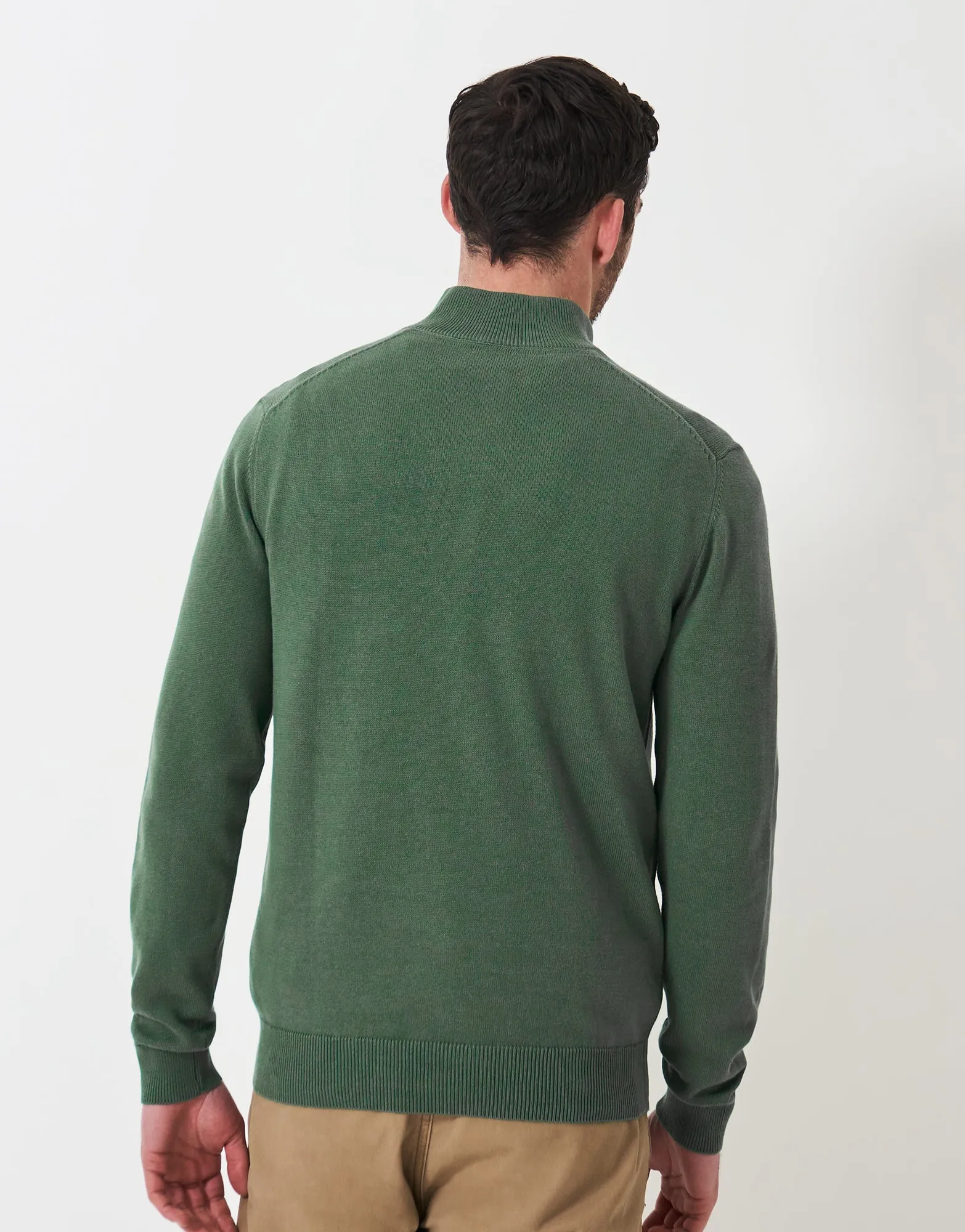 Crew Clothing Classic Half Zip Knit Jumper