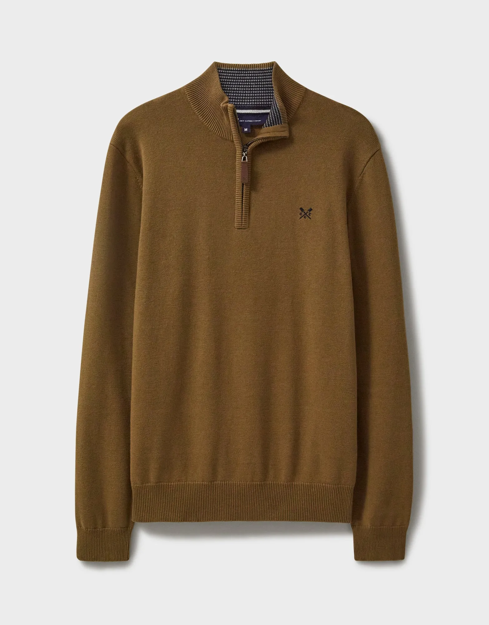Crew Clothing Classic Half Zip Knit Jumper