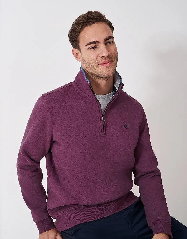 Crew Clothing Classic Half Zip Sweatshirt