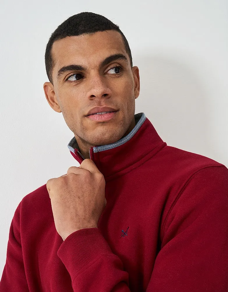 Crew Clothing Classic Half Zip Sweatshirt