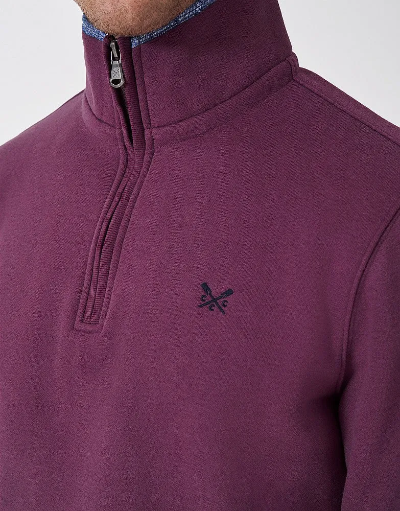 Crew Clothing Classic Half Zip Sweatshirt