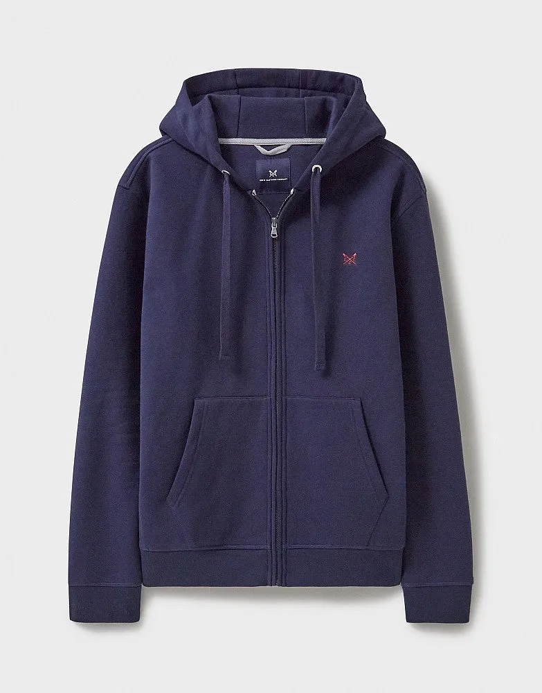 Crew Clothing Crossed Oars Zip Hoodie