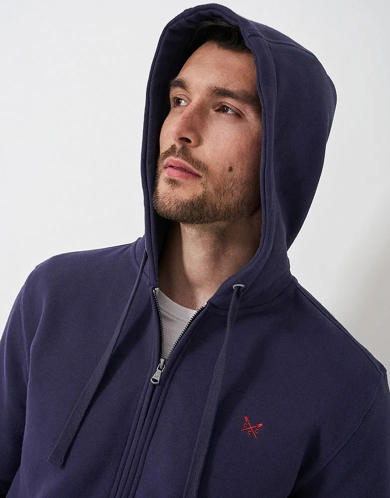 Crew Clothing Crossed Oars Zip Hoodie