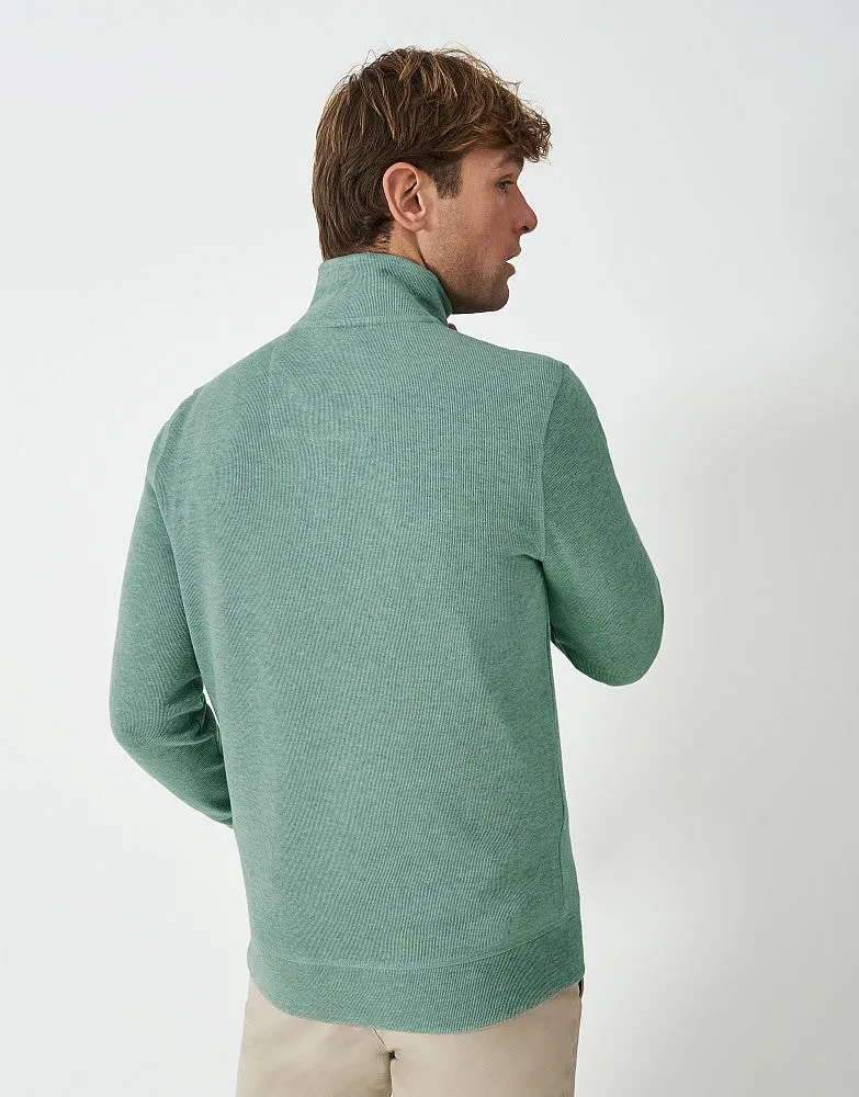 Crew Clothing French Rib Half Zip Sweatshirt