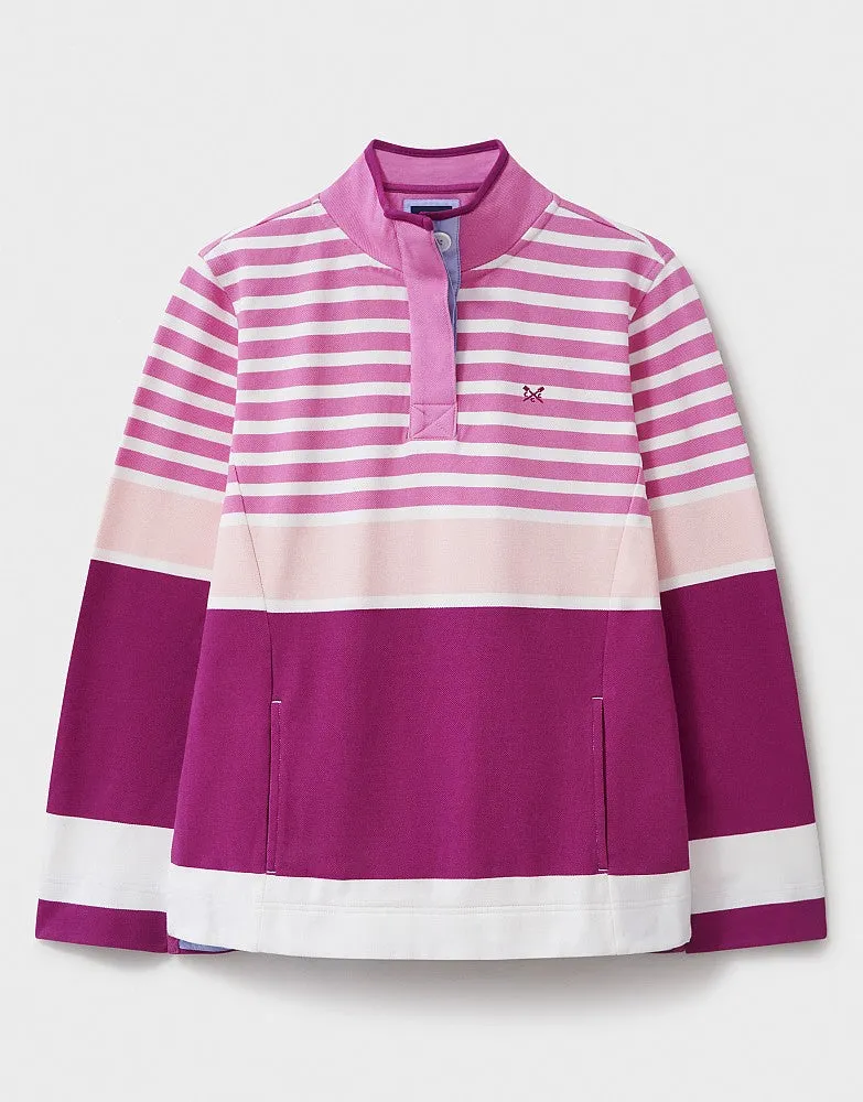 Crew Clothing Half Button Sweatshirt