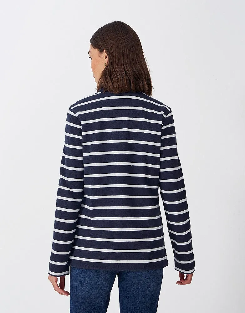 Crew Clothing Half Button Sweatshirt