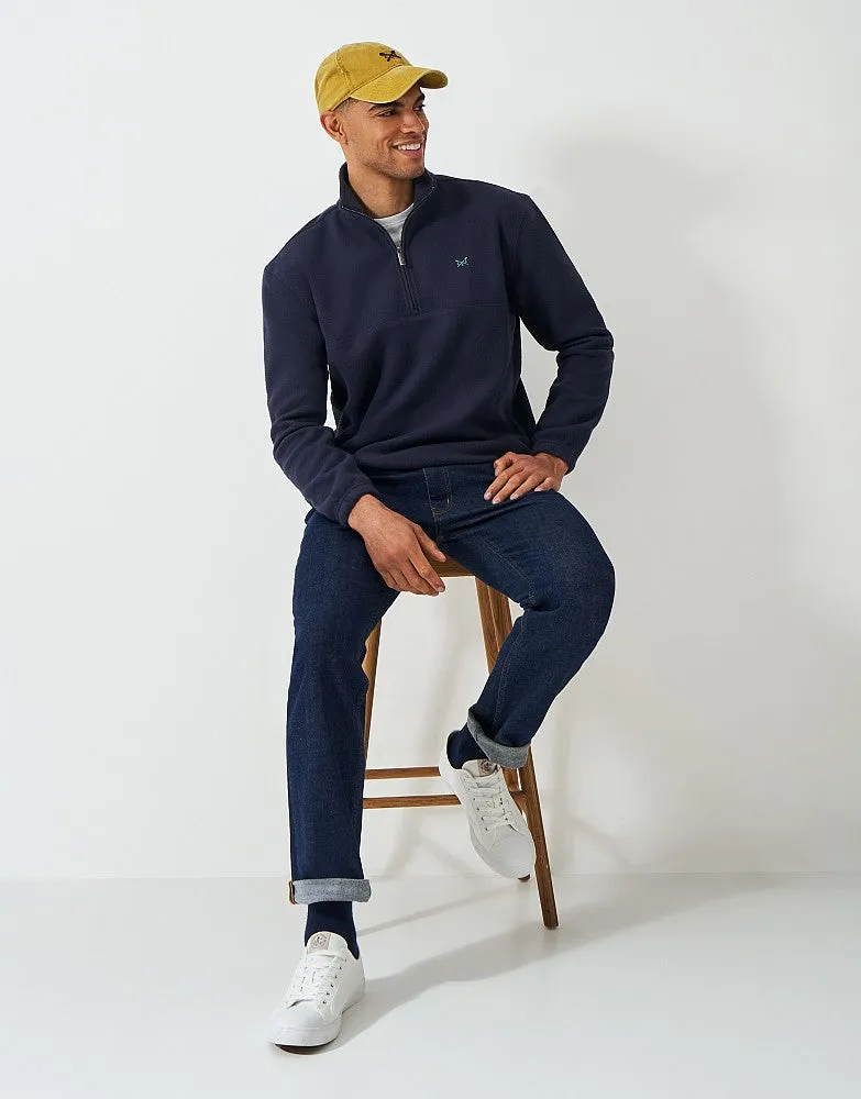 Crew Clothing Half Zip Fleece Sweatshirt