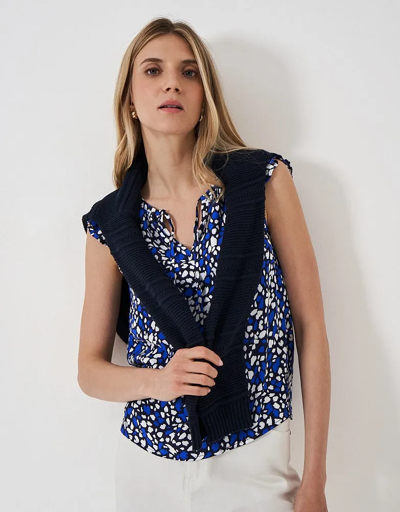 Crew Clothing Ondine Frill Sleeve Top