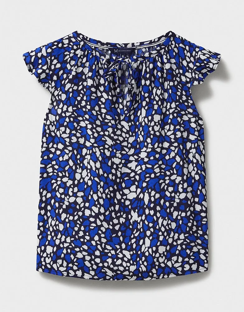 Crew Clothing Ondine Frill Sleeve Top