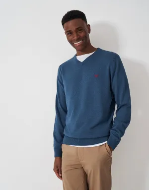 Crew Clothing Organic Cotton V Neck Jumper